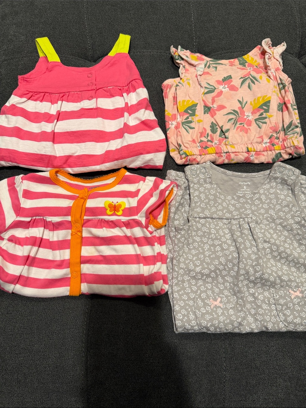 Baby Girl Romper Bundle-Set of 4